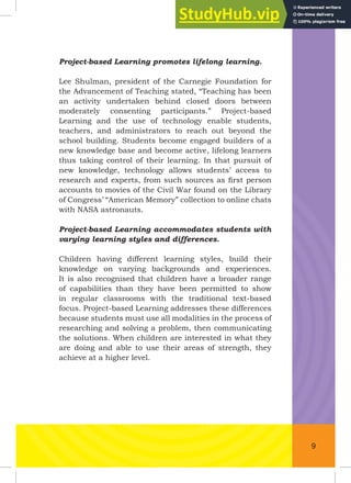 2 - Project Based Learning Handbook | PDF