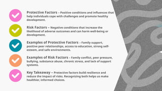 Protective and Risk Factors Influencing Well-Being in Late Adolescence ...