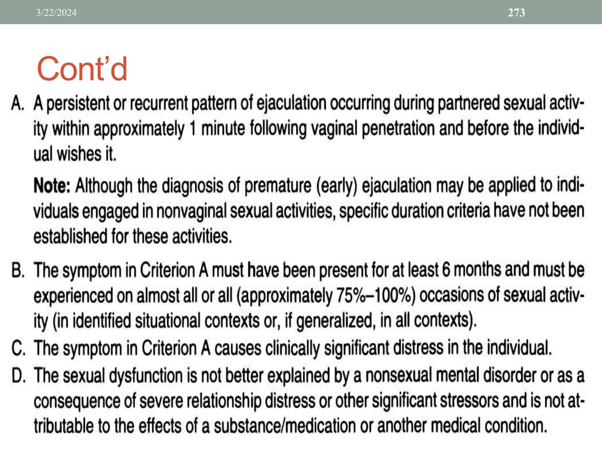 Cont’d
3/22/2024 273
 