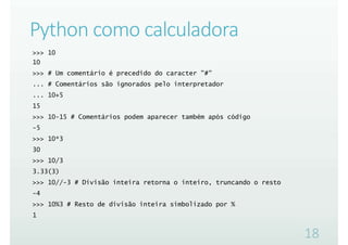 2-Python-Tipos de dados Básicos em Python | PDF