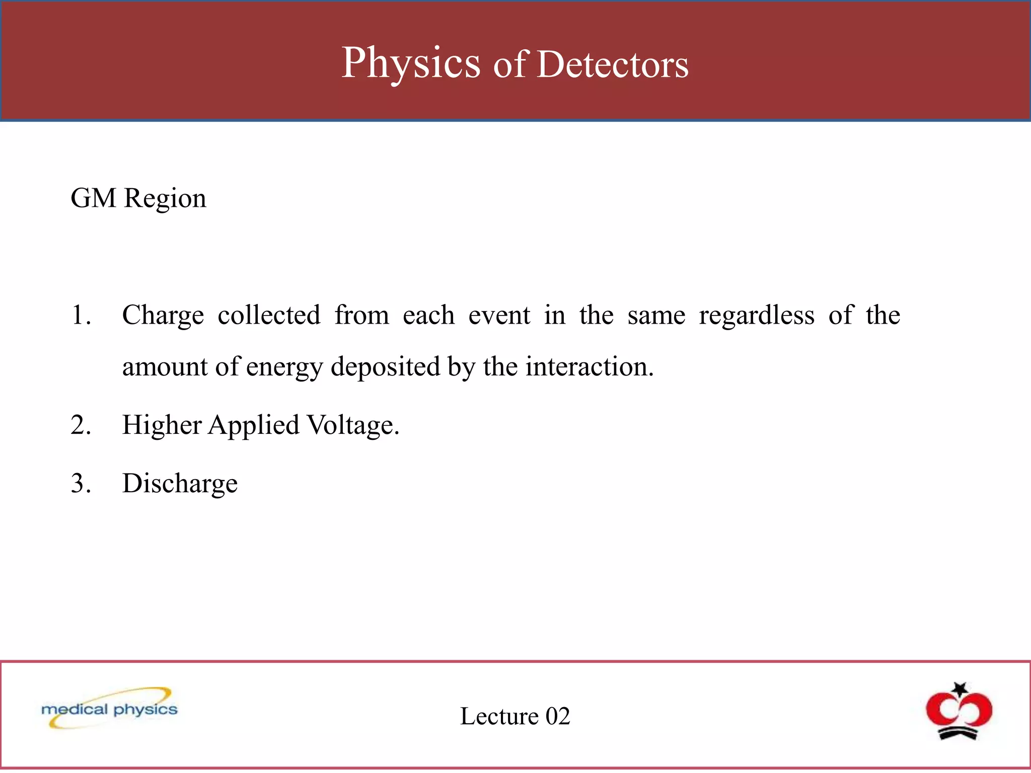Radiation detection and measurement | PPTX | Chemistry | Science