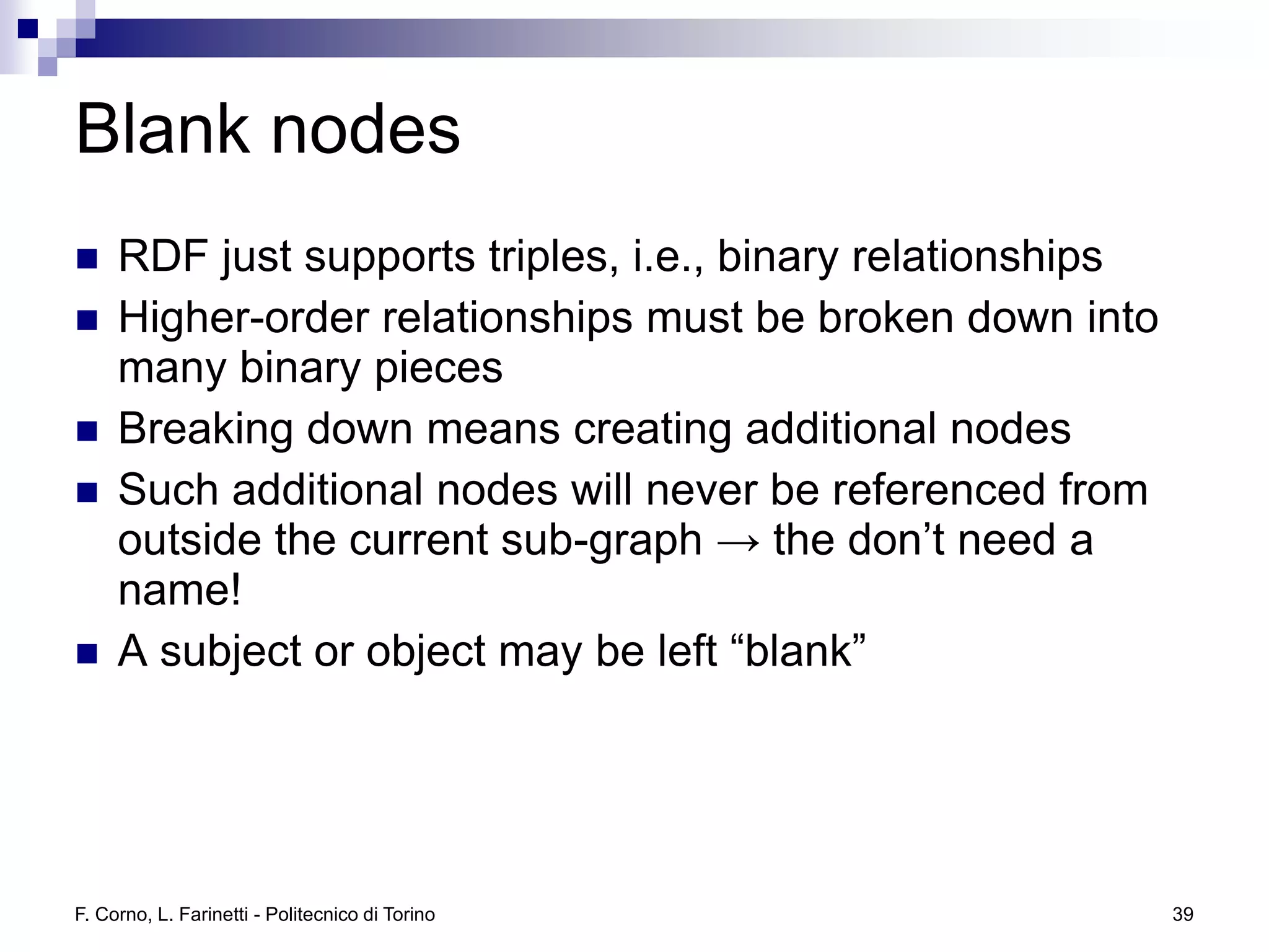 RDF - Resource Description Framework and RDF Schema | PDF