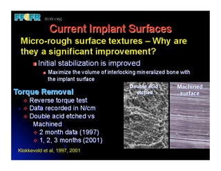 Klokkevold et al, 1997, 2001
 