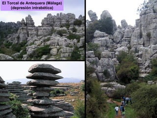 El Torcal de Antequera (Málaga) (depresión intrabética) 