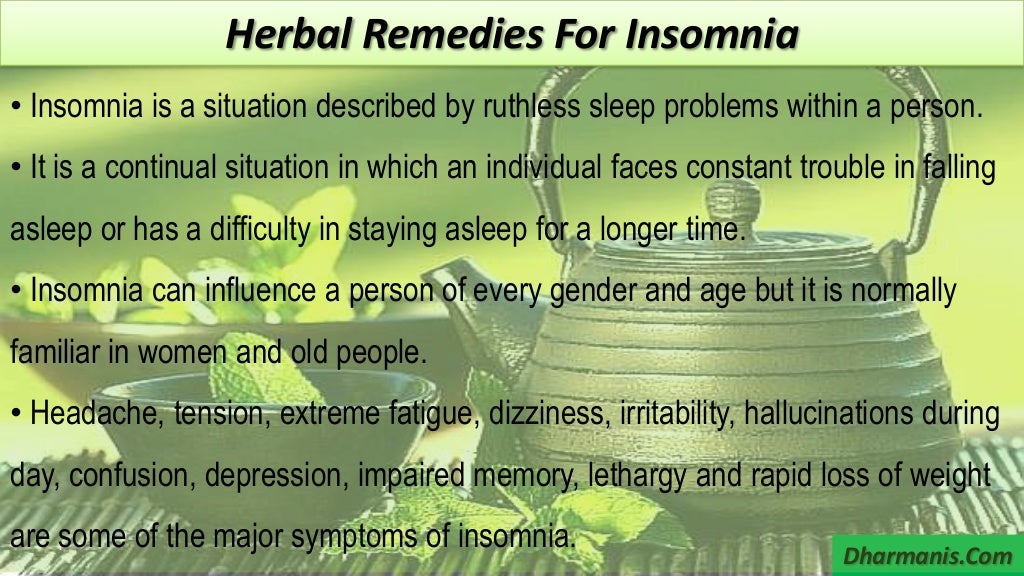 7 Effective Herbal Remedies For Insomnia
