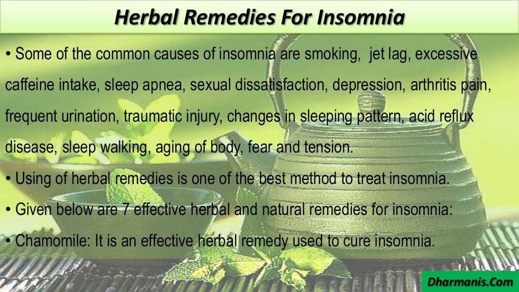 7 Effective Herbal Remedies For Insomnia