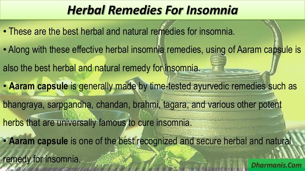 7 Effective Herbal Remedies For Insomnia