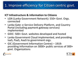 E-Development for a Smart Sri Lanka | PPTX