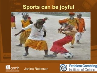 Sports can be joyful 