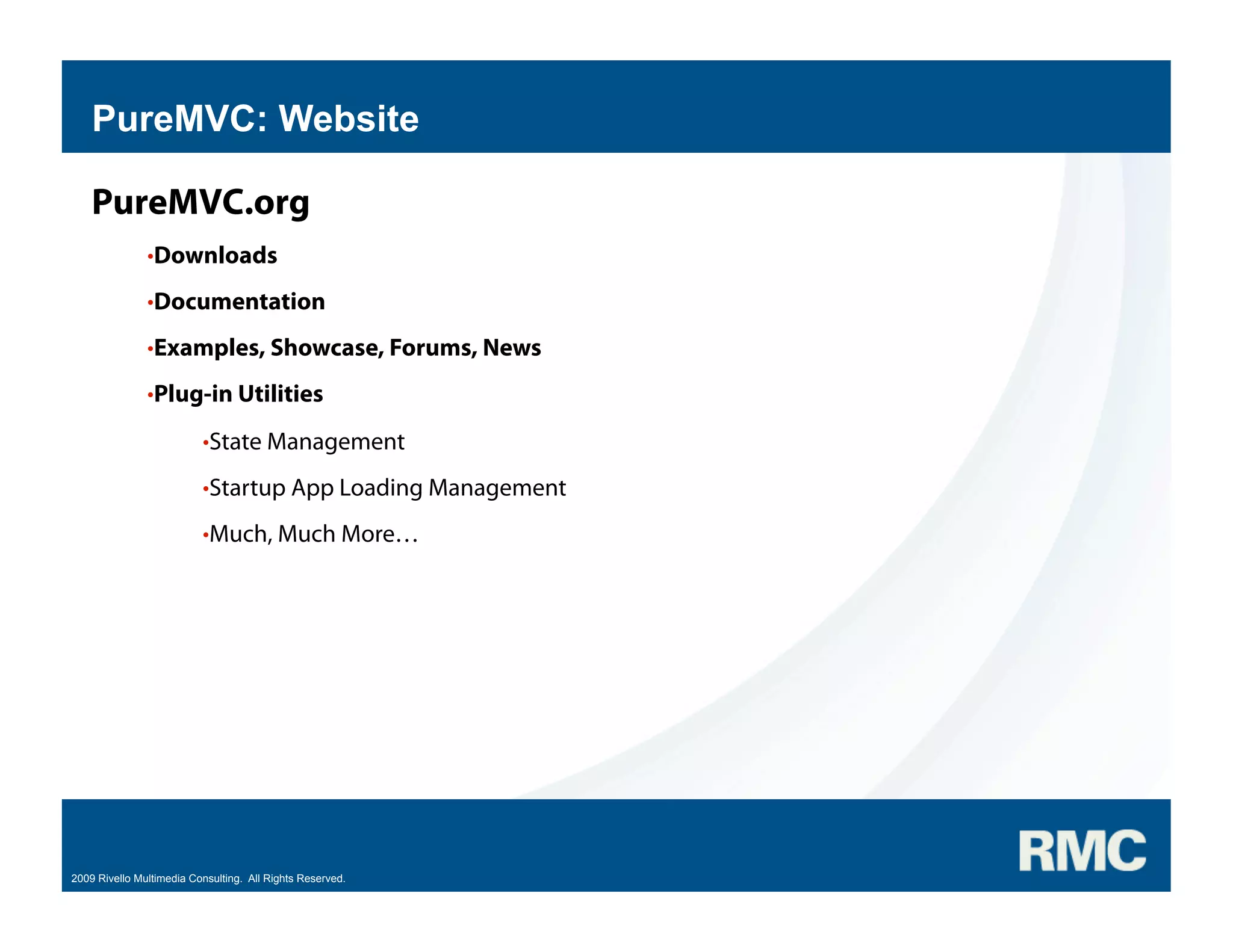 Samuel Asher Rivello - PureMVC Hands On Part 2