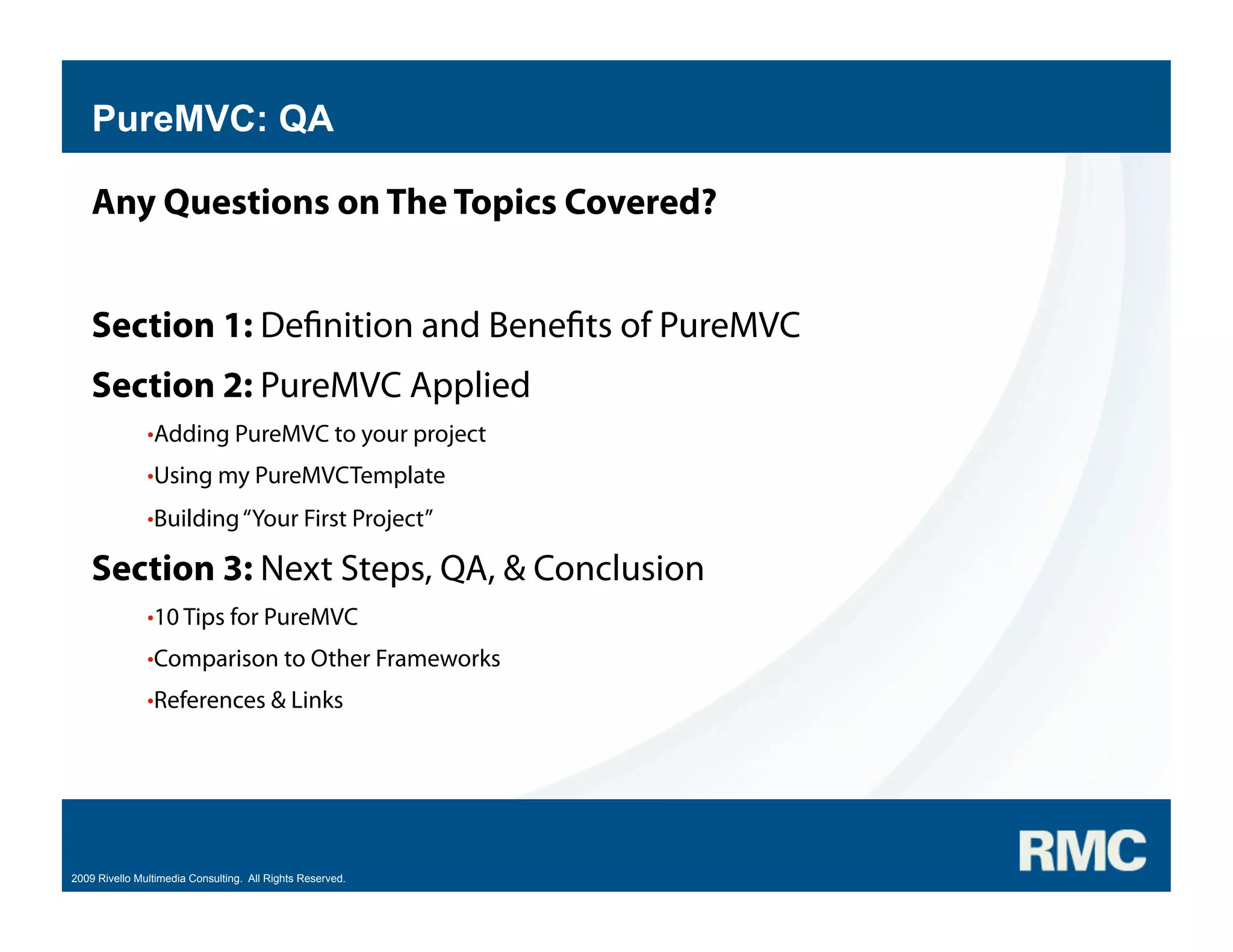 Samuel Asher Rivello - PureMVC Hands On Part 2