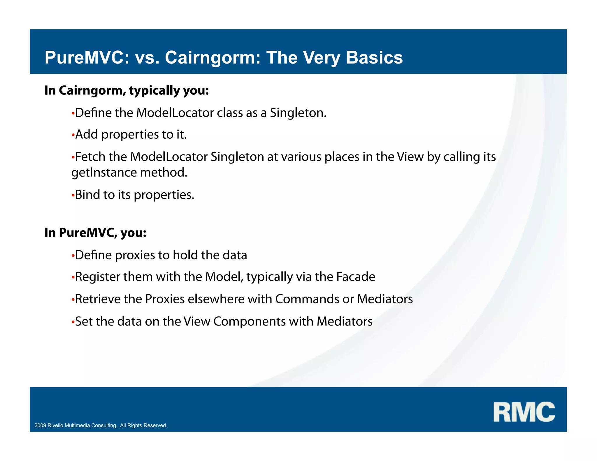 Samuel Asher Rivello - PureMVC Hands On Part 2