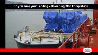 Do you have your Loading / Unloading Plan Completed?
 