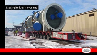 Staging for later movement
 