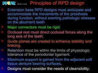 Support Stability Retention Rpd 2.rpd biomechanics | PPT