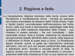 4. La teoria della conoscenza. 