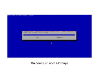 On donne un nom à l’image
 