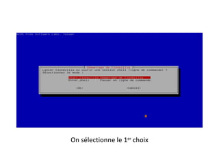 On sélectionne le 1er choix
 