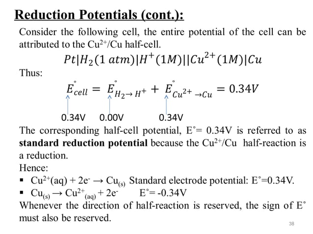 2- SCH 401_Electrochemical cells and Nernst equation [Autosaved].ppt
