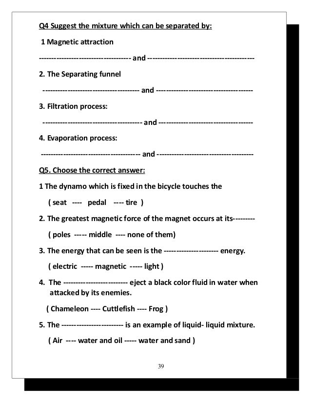 Mixtures Water 6th Grade Science Worksheet. Mixtures. Best Free Printable Worksheets