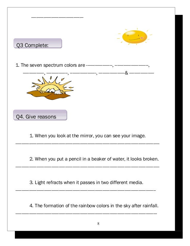 Science Worksheets For Grade 5 : Teacher Worksheets - Choose from 500