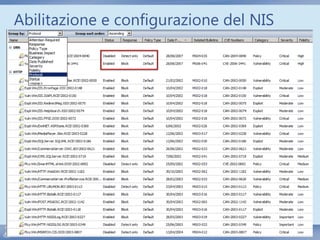 Abilitazione e configurazione del NIS
 
