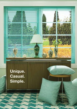 Unique.
Casual.
Simple.
Sedar Franchise Brochure | 46
 