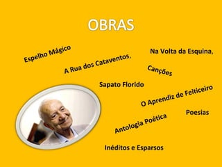 Espelho Mágico   A Rua dos Cataventos , Canções Sapato Florido O Aprendiz de Feiticeiro Inéditos e Esparsos Poesias Antologia Poética Na Volta da Esquina , 