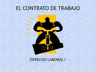EL CONTRATO DE TRABAJO




    DERECHO LABORAL I
 