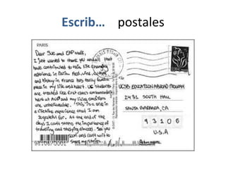 Escrib… postales