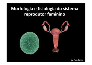 Morfologia e fisiologia do sistema 
reprodutor feminino 
by Ana Kastro 
 