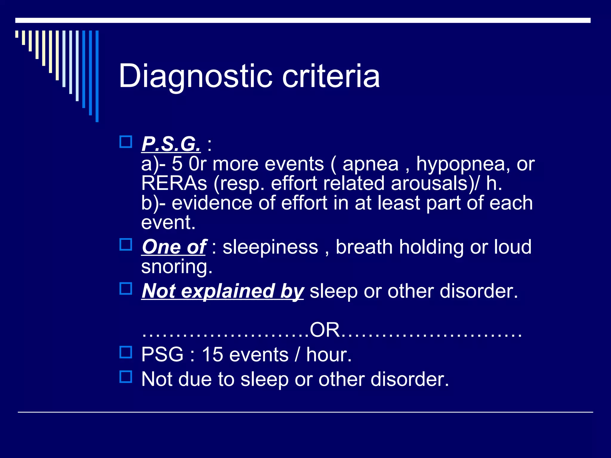 Sleep Medicine - updated management - Dr.Tarek Asaad | PPT