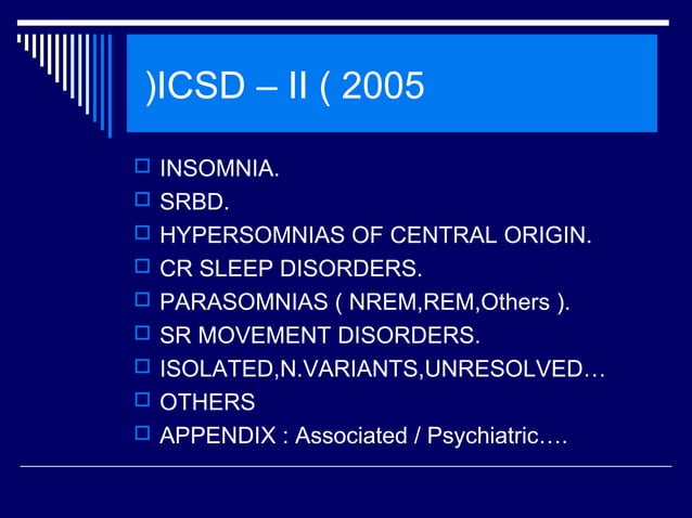 Sleep Medicine - updated management - Dr.Tarek Asaad | PPT