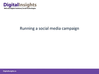 Running a social media campaign 