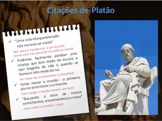 Citações de Platão
 