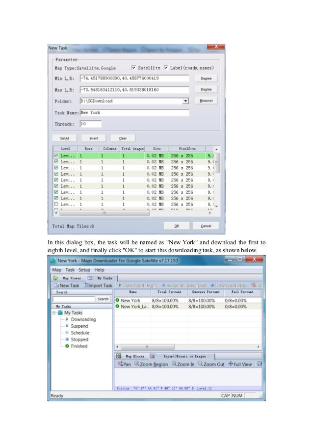 how to use google map create arc gis server cache