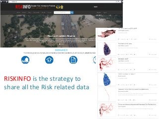 RISKINFO	is	the	strategy	to	
share	all	the	Risk	related	data
 