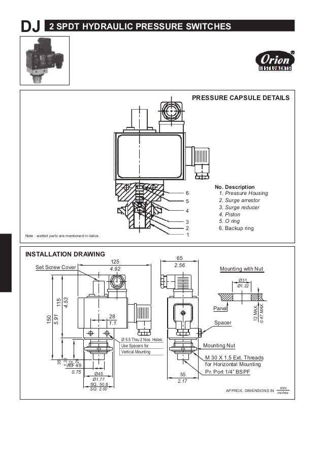 Hydraulic Pressure Switch Wiring Diagram - Uploadest