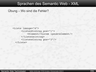 Beispiel:  XHTML = XML basiertes HTML 