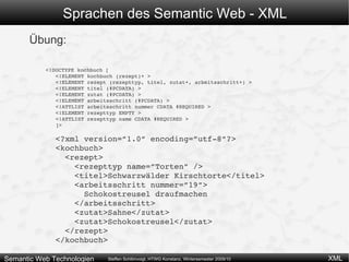 Tags sind  XML!-Namen,  welche in spitze Klammern eingeschlossen sind 