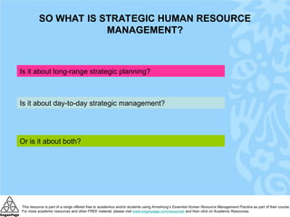Comprehensive Guide to Strategic Human Resource Management Practices ...