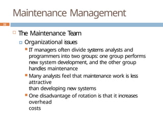 2 -System-Maintenance Managing systems Maintenance | PPTX