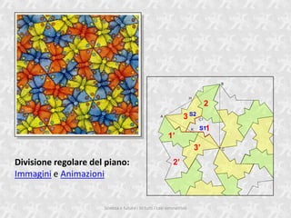 B



                                                                      H
                                                                                2
                      Sposta i cursori

                                                    A            3 S2      C1

                                                                      K    S11
                                                        1
                                                                          3        C



Divisione regolare del piano:                              2
Immagini e Animazioni


                      Scienza e futuro - In tutti i casi simmetrico
 