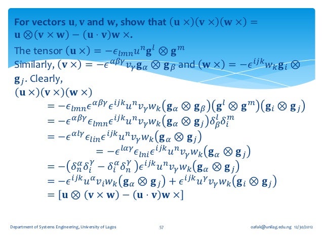 2 Tensor Algebra Jan 13