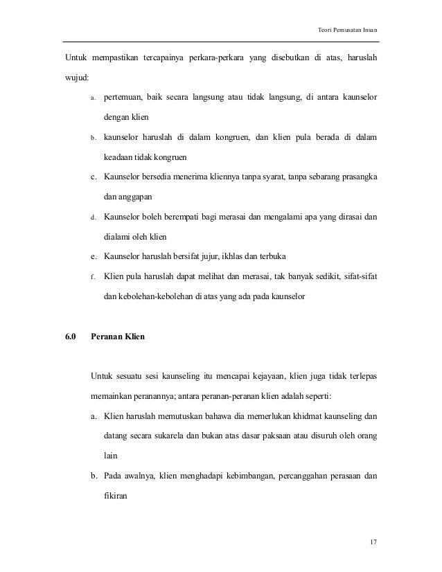 2 Teori Pemusatan Insan