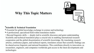 Technical Discourse Theoretical Foundations and Practical Strategies in Scientific ...