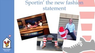 Sportin’ the new fashion
statement
 