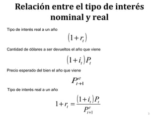 2 Tipos De Interes Re Macroeconom a PPT
