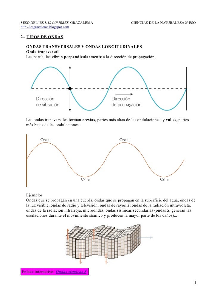 cuales son los dos tipos de ondas mecanicas que existen cuales son los dos tipos de ondas mecanicas que existen