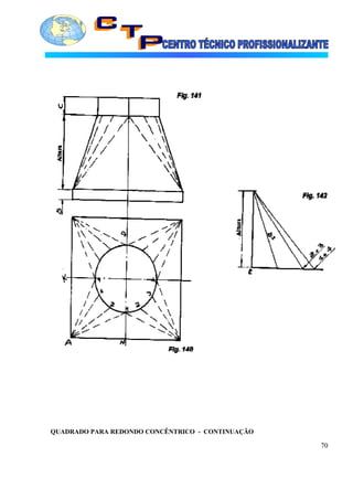 QUADRADO PARA REDONDO CONCÊNTRICO - CONTINUAÇÃO
70
 